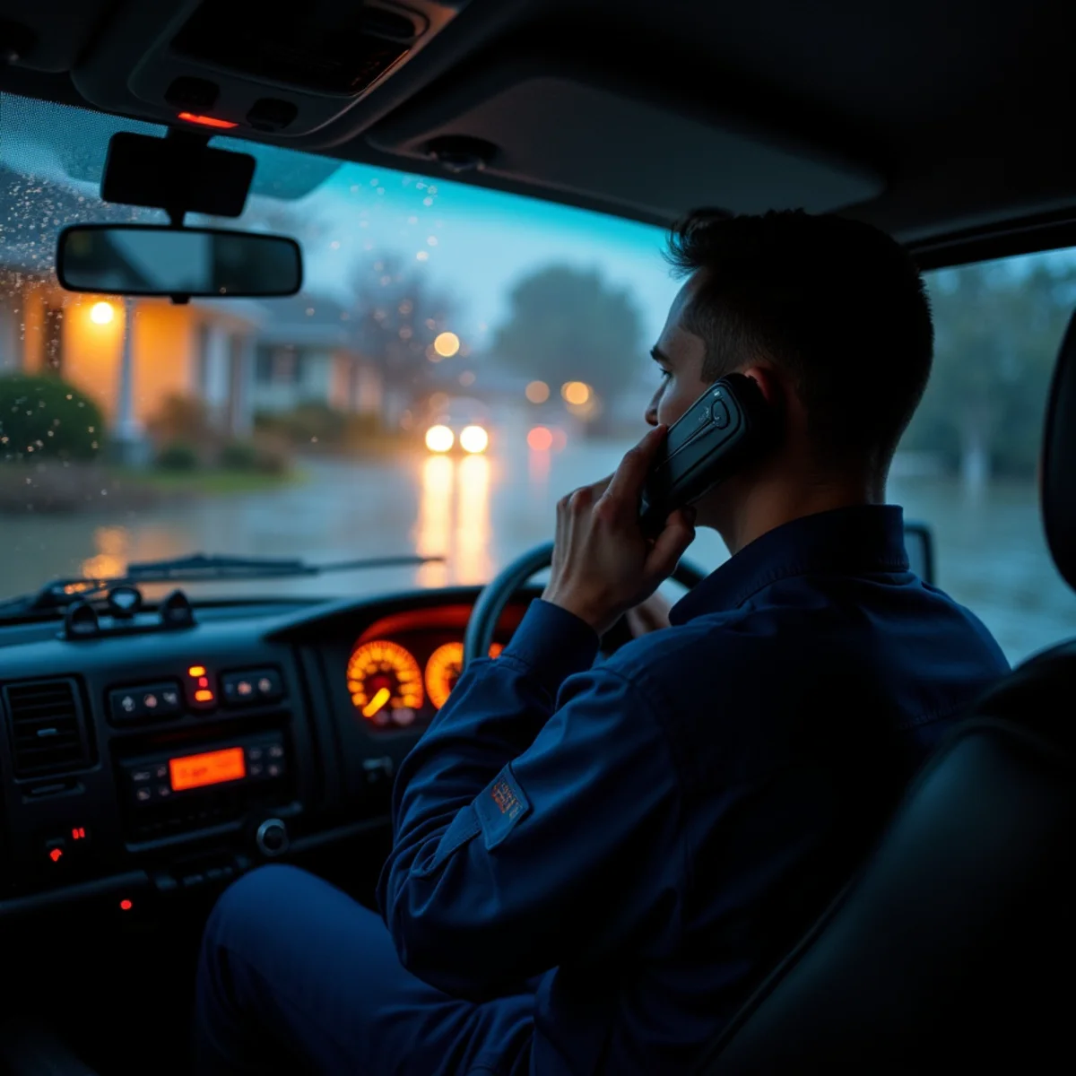 Water Damage Buena Park dispatcher taking a 24/7 emergency call