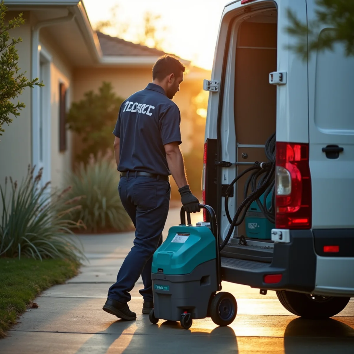 Emergency Flood Response in a Buena Park home — IICRC-certified technician at work