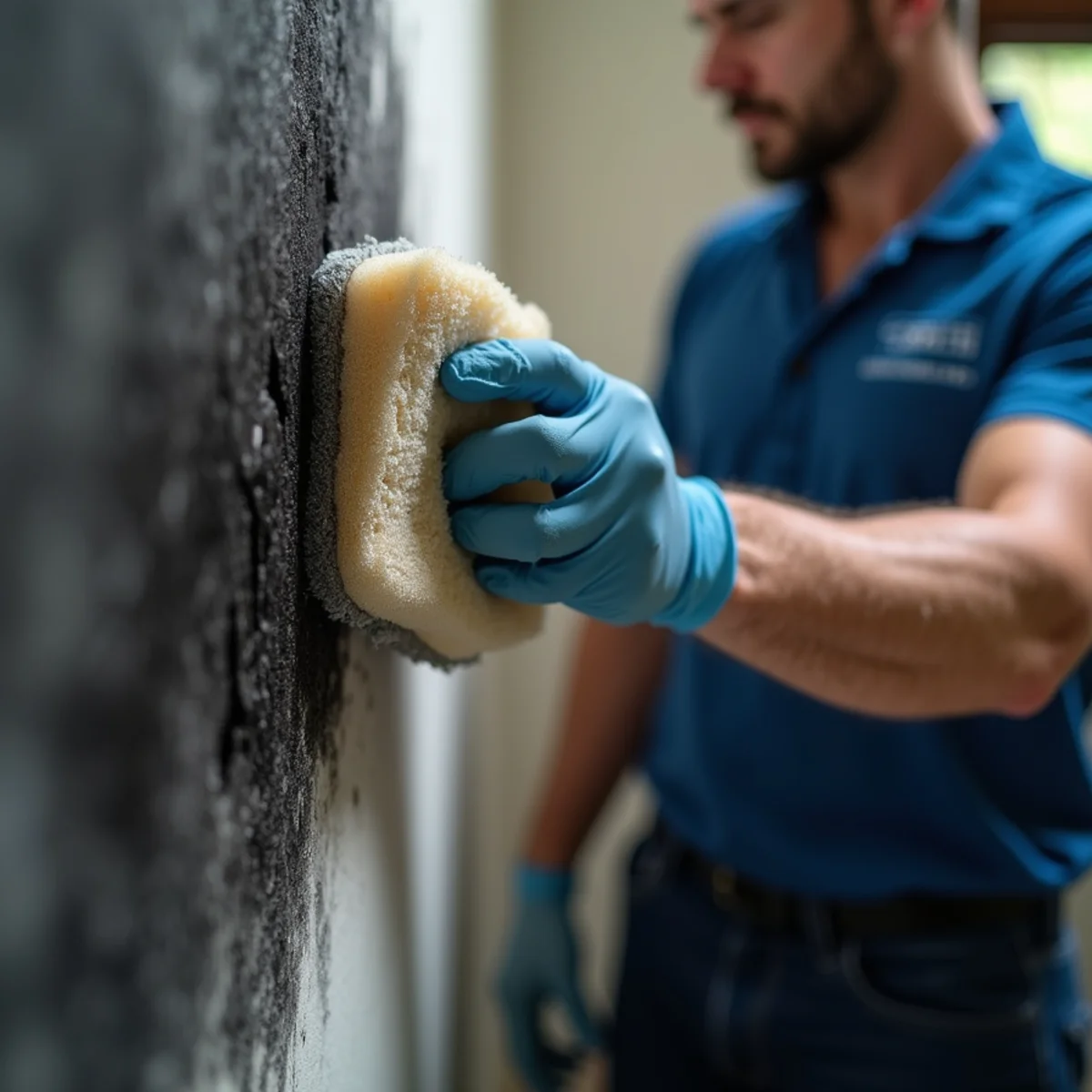 Fire & Smoke Damage Restoration in a Buena Park home — IICRC-certified technician at work