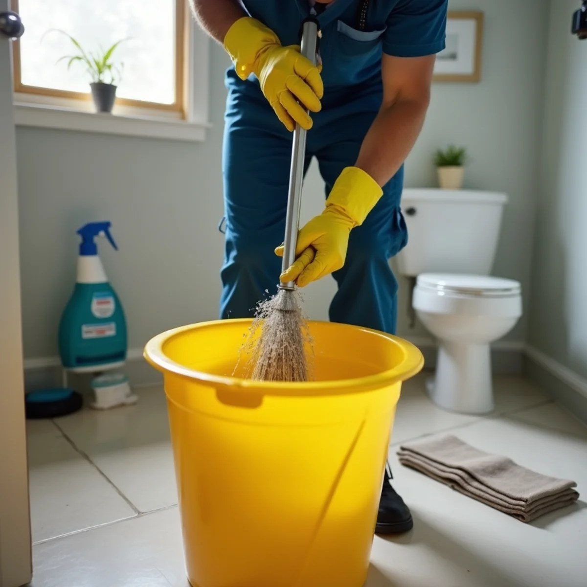 Toilet Overflow & Sewage Backup in a Buena Park home — IICRC-certified technician at work