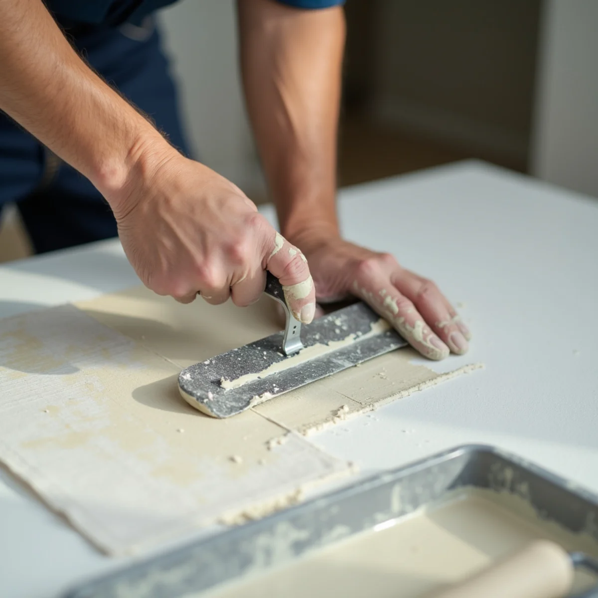 Water Damage Repair in a Buena Park home — IICRC-certified technician at work